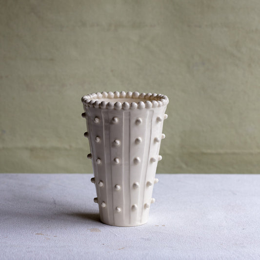 Vase with Column Beads #5182