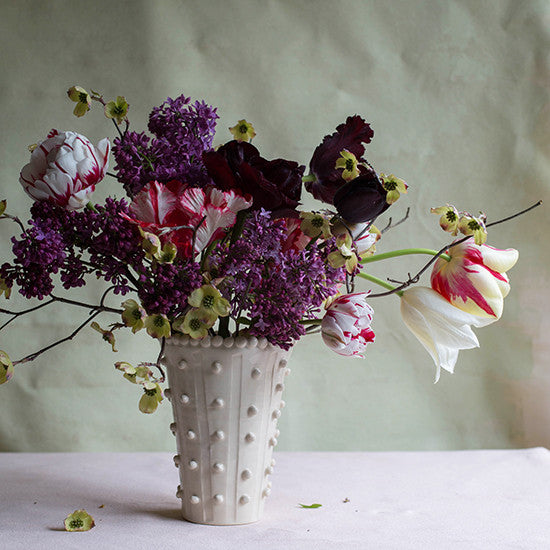 Vase with Column Beads