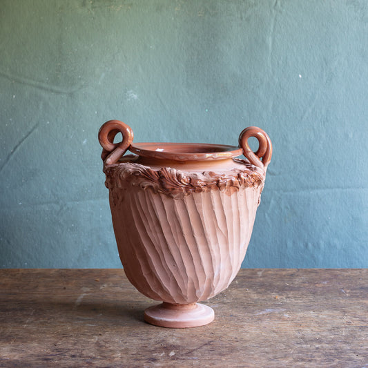 Terracotta Large Vatican Vase #0592