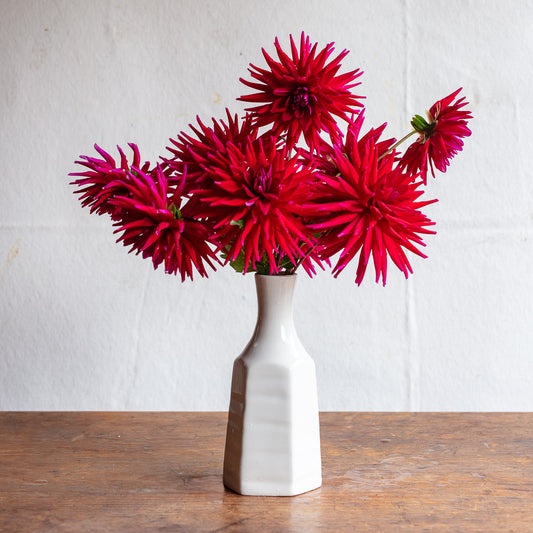 Creamware Hand Cast Bud Vase 4541-2