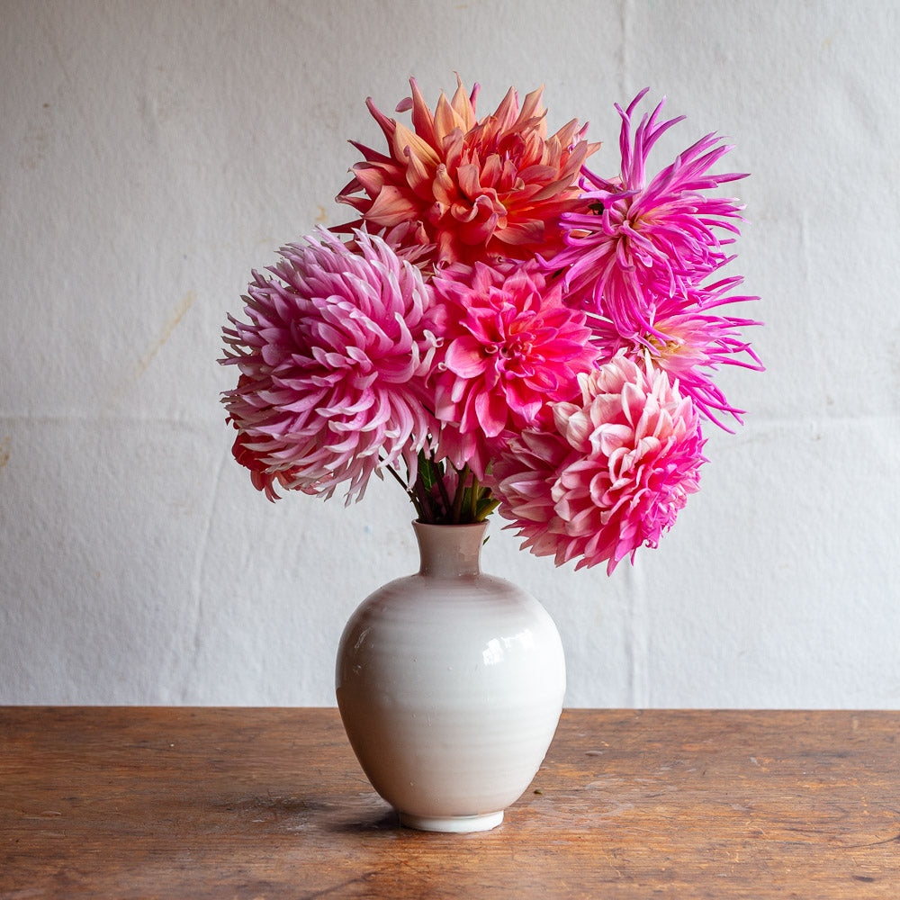 Creamware Hand Cast Bud Vase 4545-7