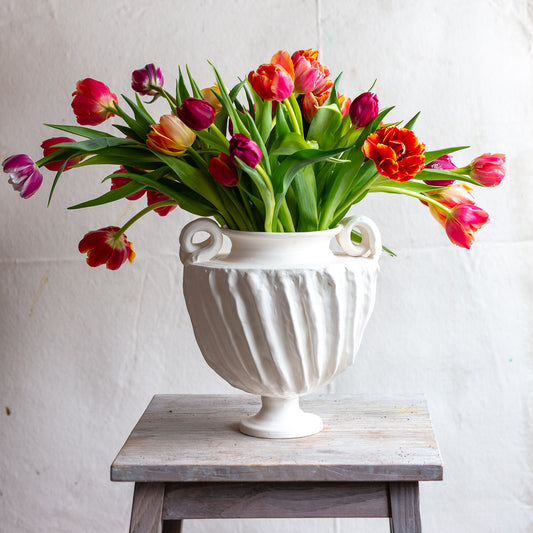 Earthenware Roman Vase with Matte Glaze  #1128