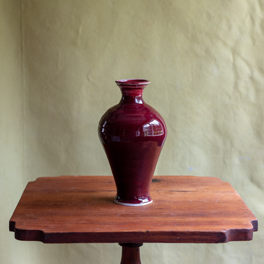 Oxblood Porcelain Vase #1649