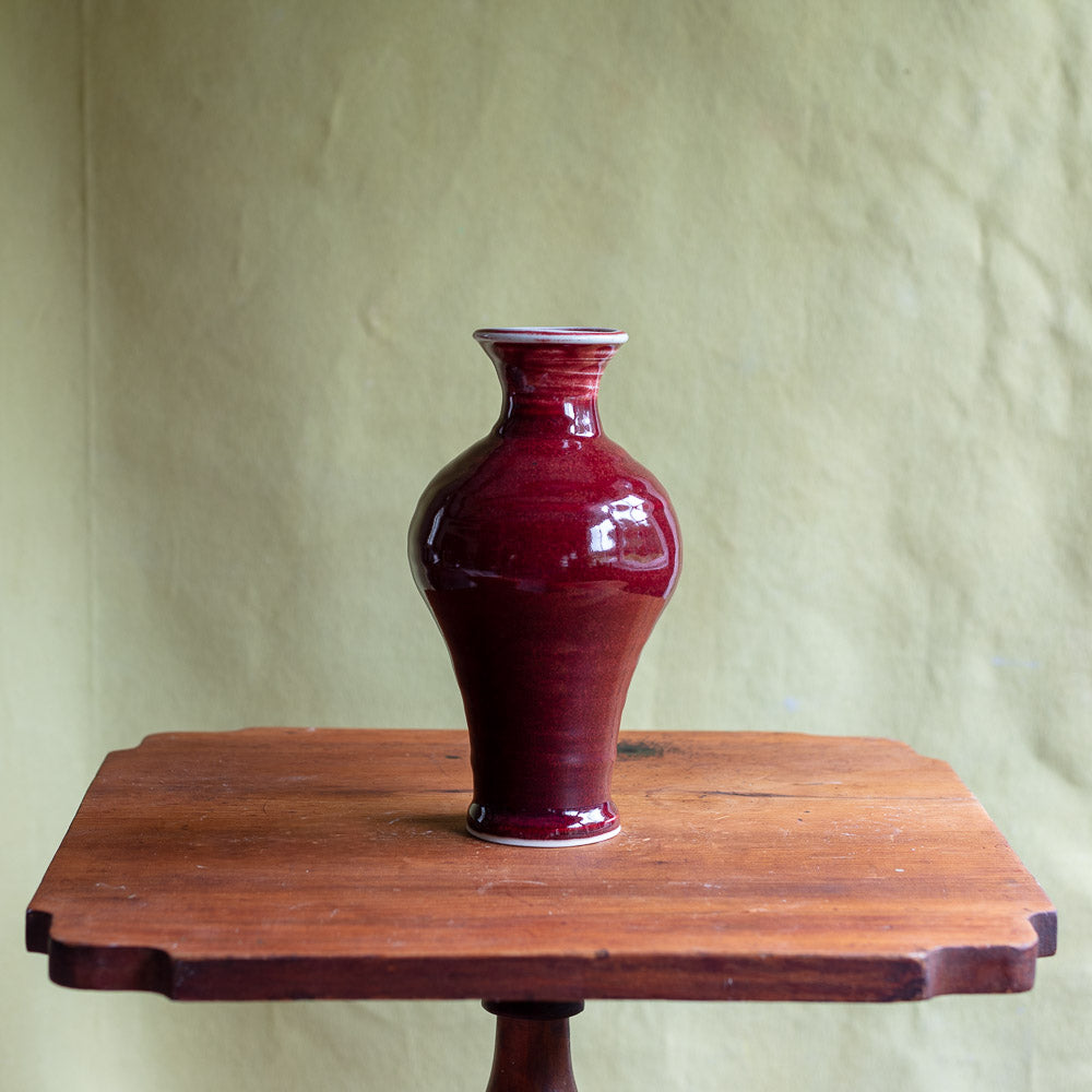 Oxblood Porcelain Vase #1650