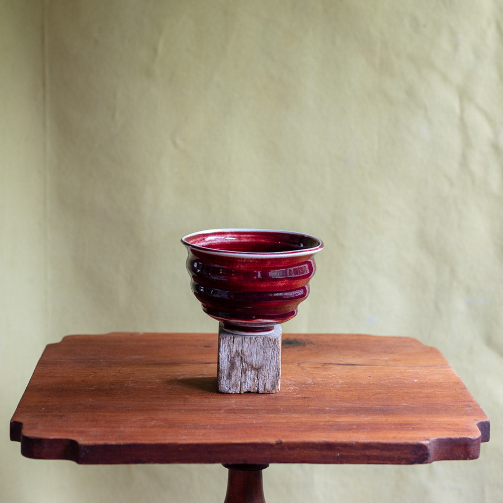 Porcelain Oxblood Bowl #1666