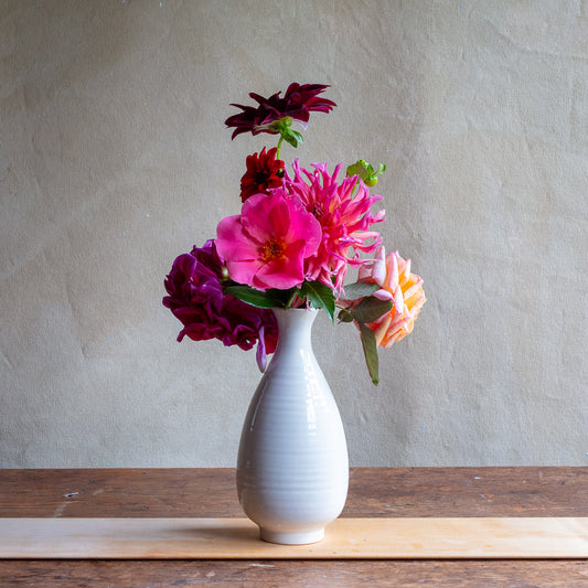 Creamware Hand Cast Bud Vase 4542-4