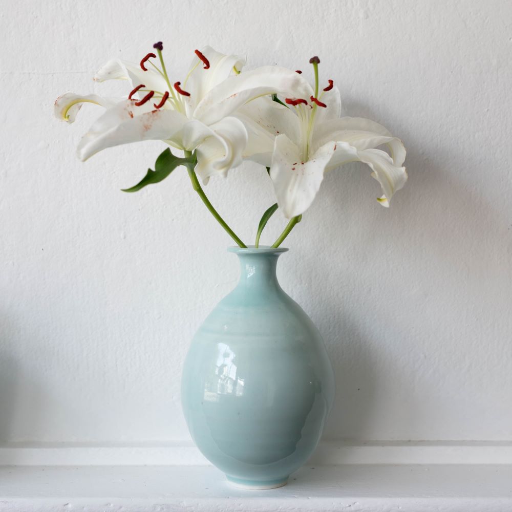 Porcelain Celadon Vase #7170
