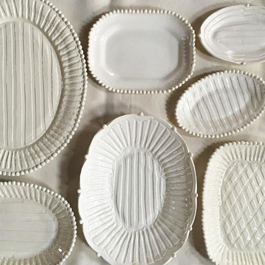 Platter with Stripes